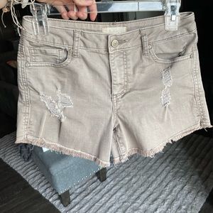 Altar’d State sand jean shorts